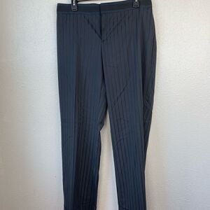 EUC Nine West Womens Navy Blue and Black Pinstripe Dress Pants Size 10